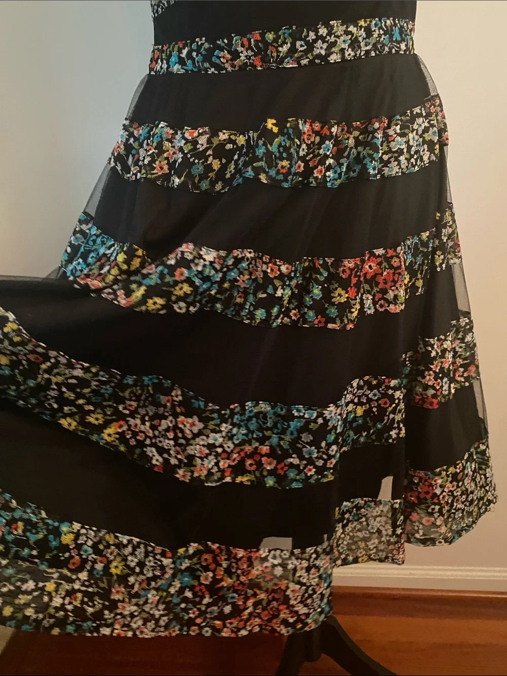 Vintage Betsy Johnson strapless dress size 10 - Picture 4 of 14
